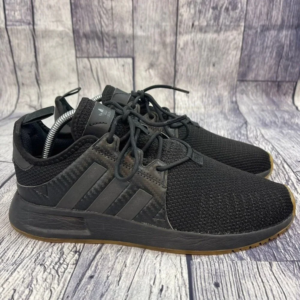 Adidas X PLR athletic black casual kids youth black running shoes FY9061